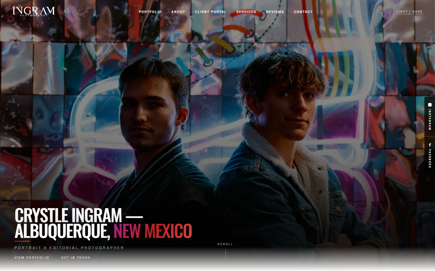 Ingram Photography — website built by Faraday Industries